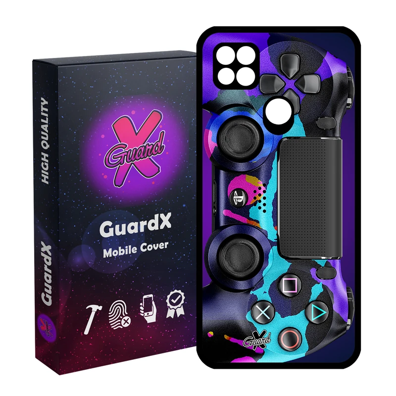 کاور گارد ایکس طرح PS4 Controller مدل Glass10089 مناسب برای گوشی موبایل شیائومی Redmi 9C