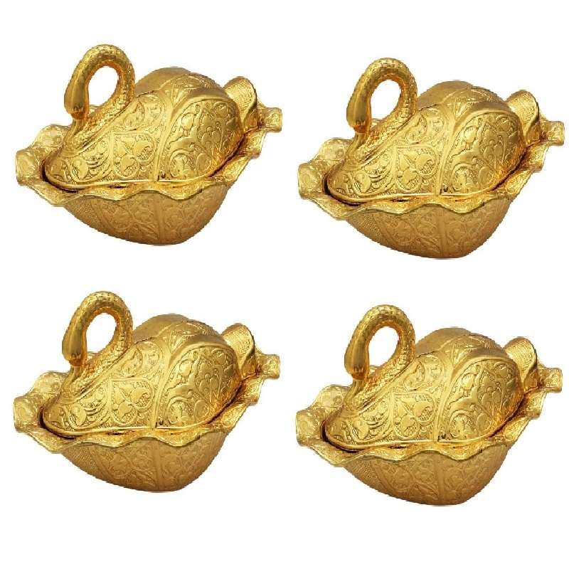 شکلات خوری طرح قو مرغابی مجموعه 4 عددی 