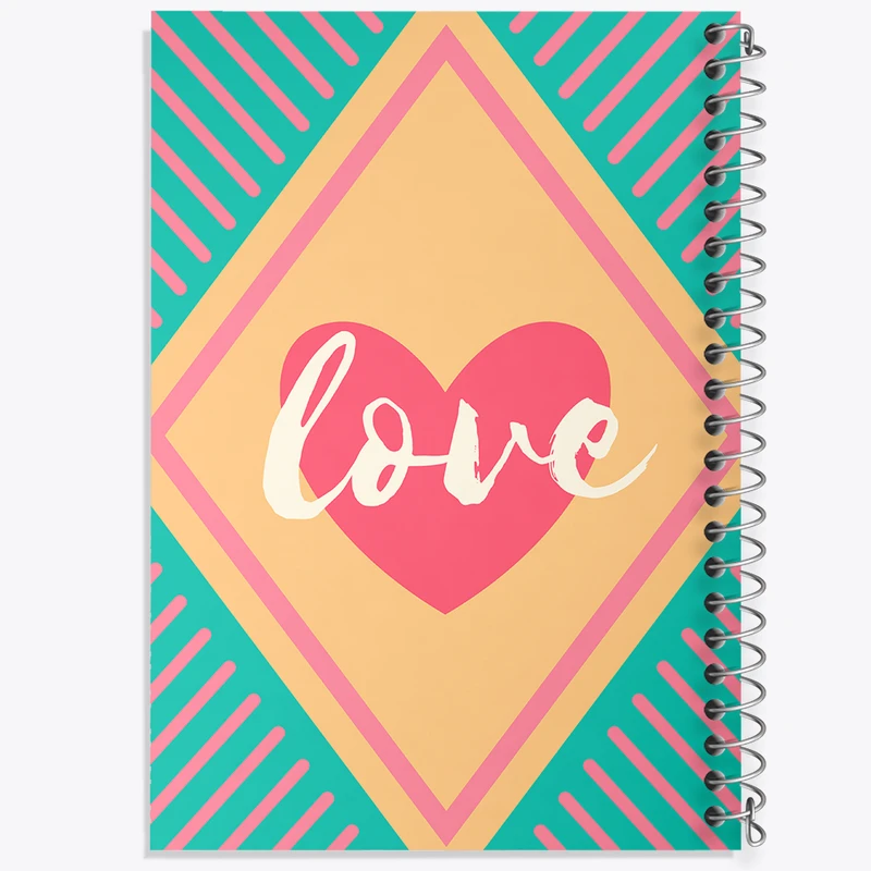 دفتر نقاشی 50 برگ خندالو طرح Love کد N125