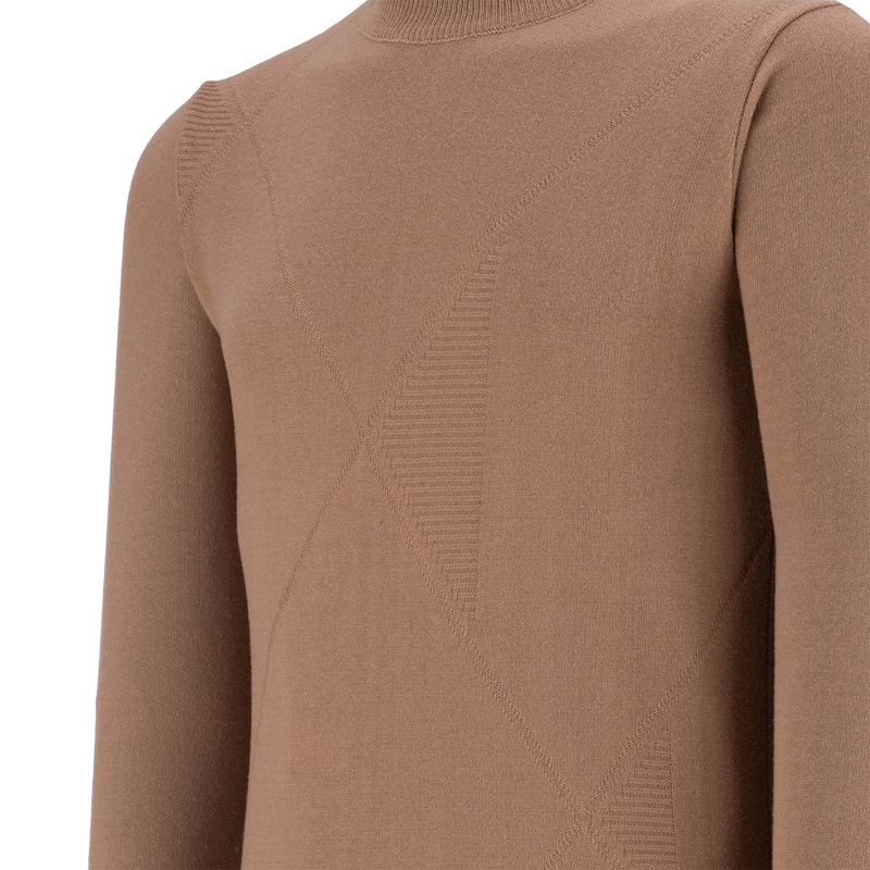 پلیور مردانه رایکا مدل 2291 رنگ نسکافه ای