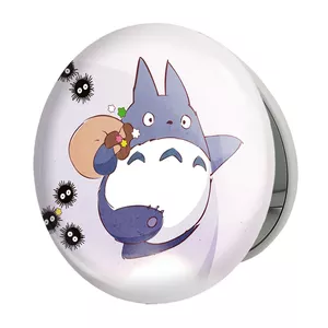 آینه جیبی خندالو طرح انیمه توتورو Totoro مدل تاشو کد 12813 
