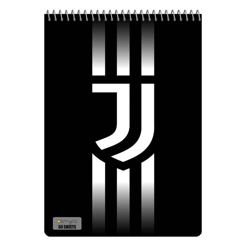 دفتر نقاشی 50 برگ سیمی کارنیکا طرح یوونتوس Juventus کد 17043