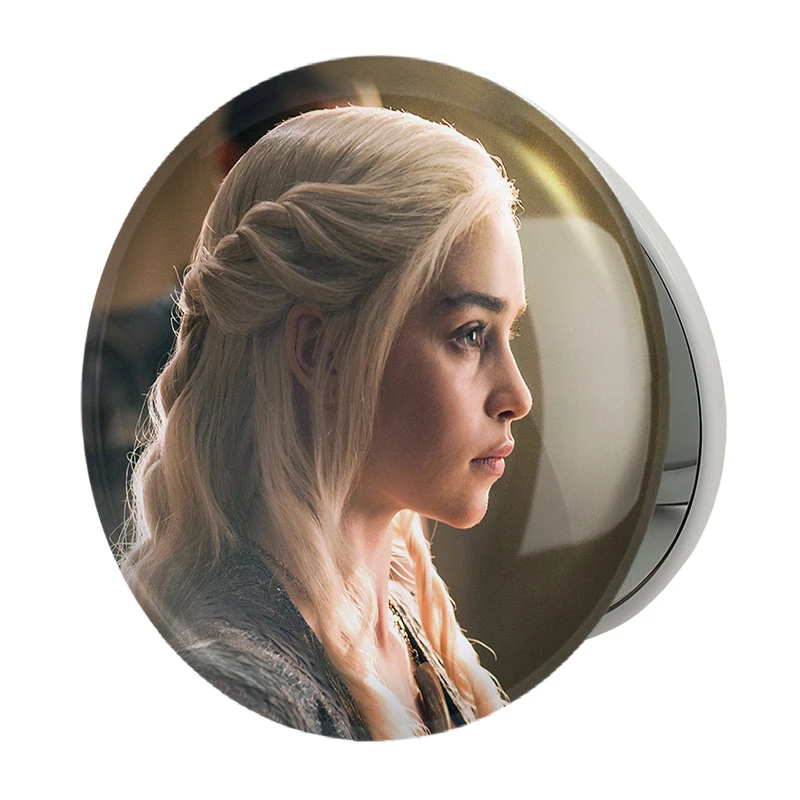 آینه جیبی خندالو طرح دنریس تارگرین گیم اف ترونز Game of Thrones مدل تاشو کد 2665 