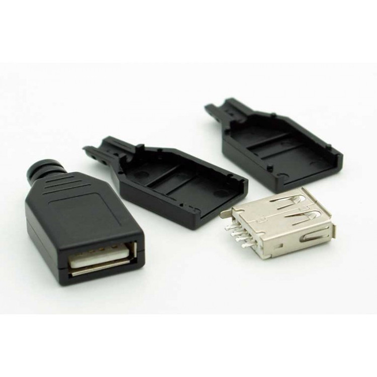 فیش مادگی USB مدل Type-A بسته 3 عددی