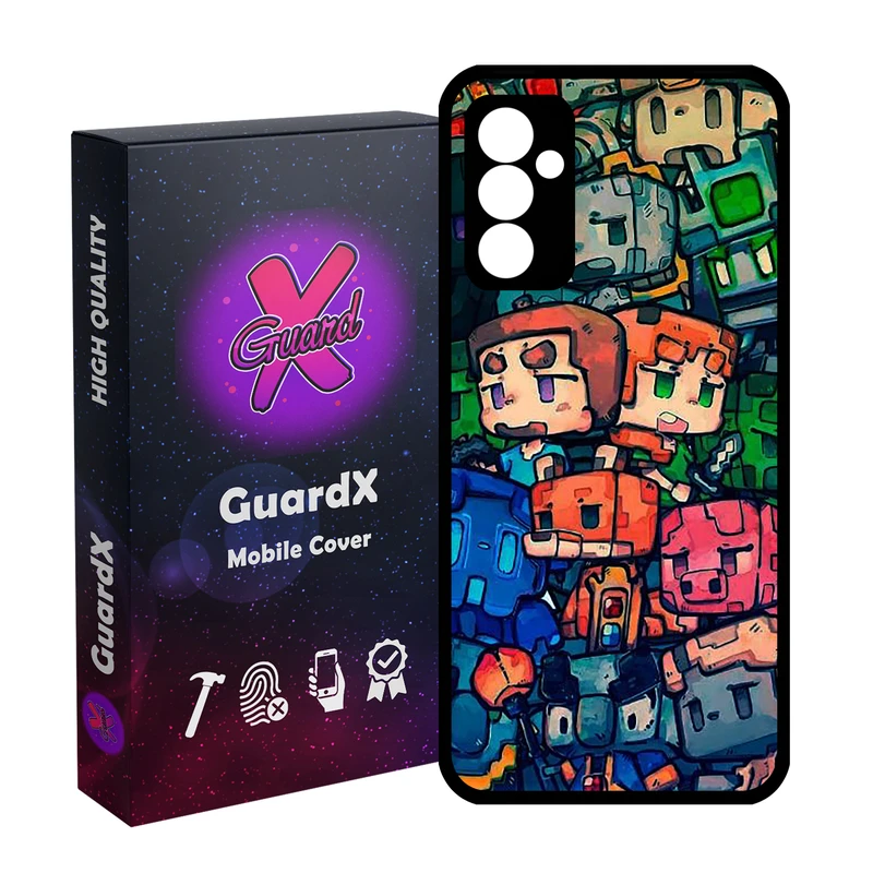 کاور گارد ایکس طرح Minecraft مدل 10886 مناسب برای گوشی موبایل سامسونگ Galaxy A15 4G / A15 5G