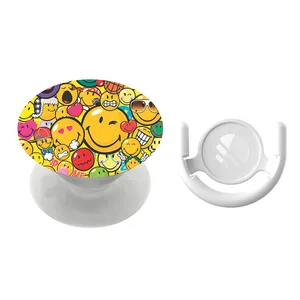 پایه نگهدارنده گوشی موبایل پاپ سوکت مگافون طرح شکلک مدل 6705 به همراه پاپ کلیپ