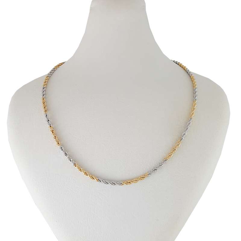 زنجیر زنانه ژوپینگ مدل طنابی کد 45 زنجیر زنانه ژوپینگ مدل طنابی کد 45