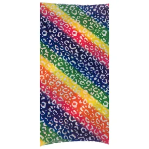 دستمال سر و گردن مدل رنگین کمان