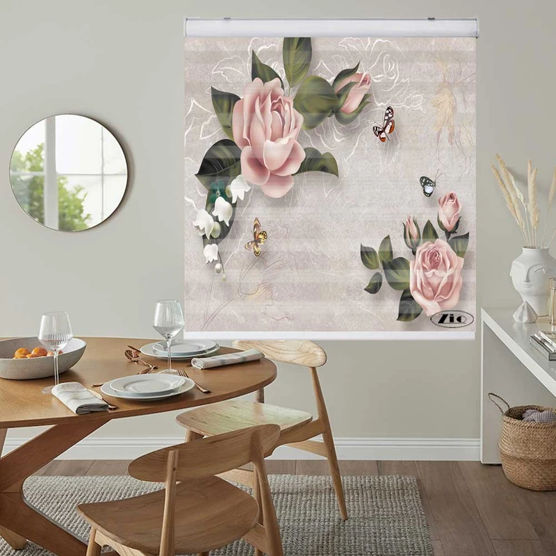 پرده زبرا زیو کد 3D1329 سایز 150x200 سانتی متر