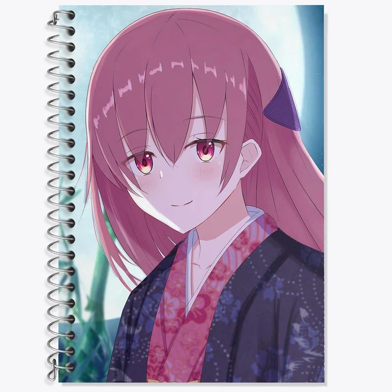 دفتر زبان 50 برگ خندالو مدل سه خط طرح تسوکاسا انیمه مرا به ماه پرواز ده کد 27713