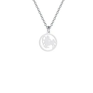 گردنبند نقره زنانه هایکا مدل ماه تولد آذر کد n.ha2-24