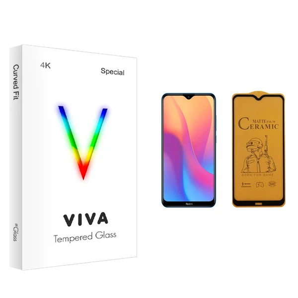 برای محافظ صفحه نمایش سرامیکی ویوا مدل 4K مناسب گوشی موبایل شیائومی Redmi 8