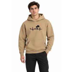 هودی مردانه مدل H326 طرح ضربان نخل