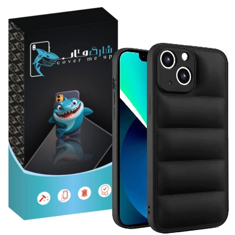 کاور شارک قاب مدل پافری مناسب برای گوشی موبایل اپل iphone 13 / 14