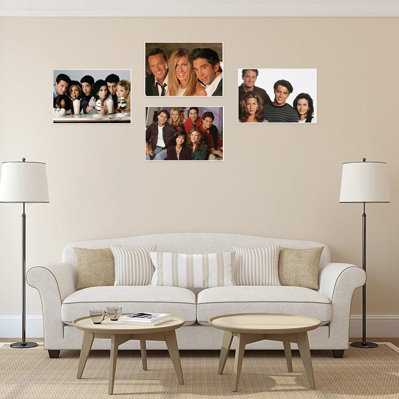 پوستر طرح فرندز کد A-2145-Friends مجموعه 4 عددی