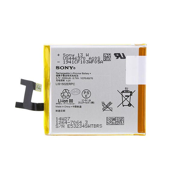 باتری موبایل مدل LIS1502ERPA255 ظرفیت 2330 میلی آمپر ساعت مناسب برای گوشی موبایل سونی Xperia Z