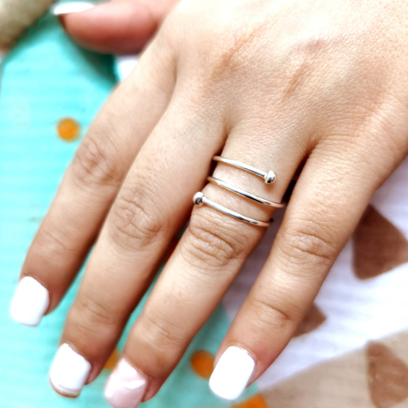 انگشتر نقره زنانه مدل H05