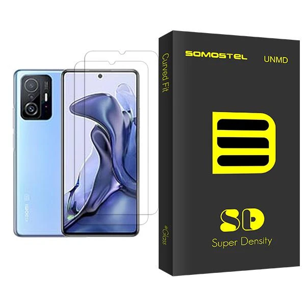 محافظ صفحه نمایش سوماستل مدل SD Glass MIX002 مناسب برای گوشی موبایل شیائومی 11T بسته دو عددی