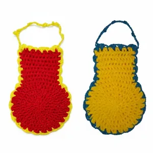 لیف حمام آویز مدل دور بافت کد 002 بسته 2 عددی