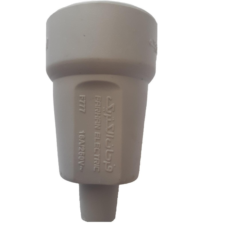 دوشاخه برق فرحان الکتریک مدل FF به همراه مادگی