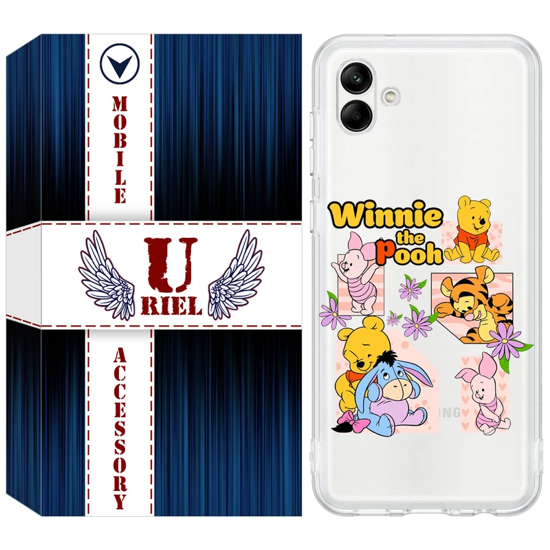 کاور یوریل مدل Clear کد 56 طرح کارتونی مناسب برای گوشی موبایل سامسونگ Galaxy A04e