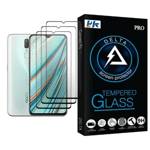 PK Delta Glass MIX003 Screen Protector For Oppo A9x Pack Of 3