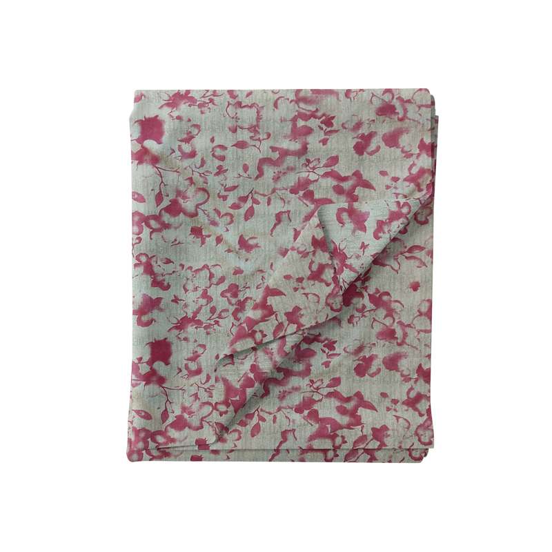 ملحفه خانه سفید مدل رو انداز طرح تیدا یک نفره سایز 145x200سانتی متر