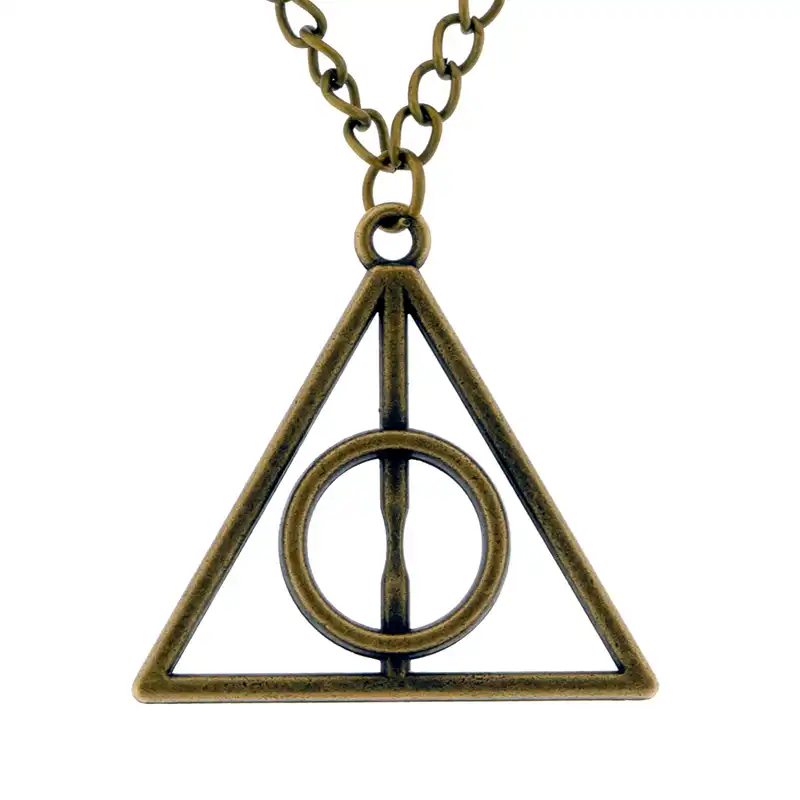 گردنبند برانت طرح یادگاران مرگ هری پاتر حلقه ثابت
