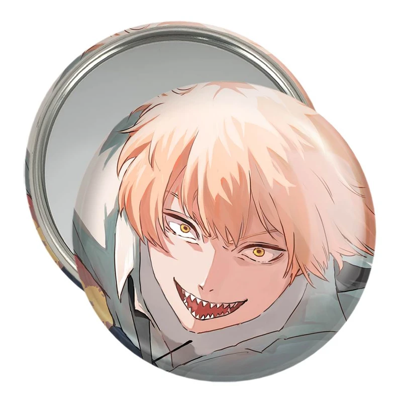 آینه جیبی خندالو مدل دنجی انیمه مرد اره ای کد 23203