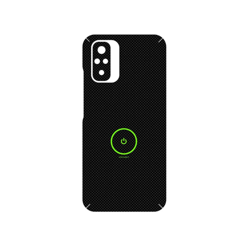 برچسب پوششی ماهوت مدل Minimal Power Button مناسب برای گوشی موبایل شیائومی Redmi Note 10