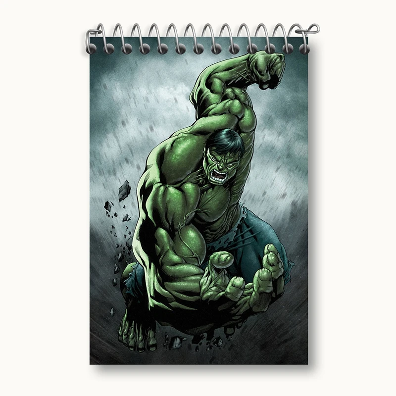 دفتر یادداشت 50 برگ خندالو مدل هالک کد F2129