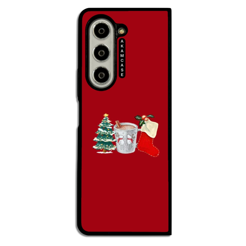کاور آکام مدل AMCWSGZFOLD5-CHRISTMAS14 مناسب برای گوشی موبایل سامسونگ Galaxy Z Fold 5