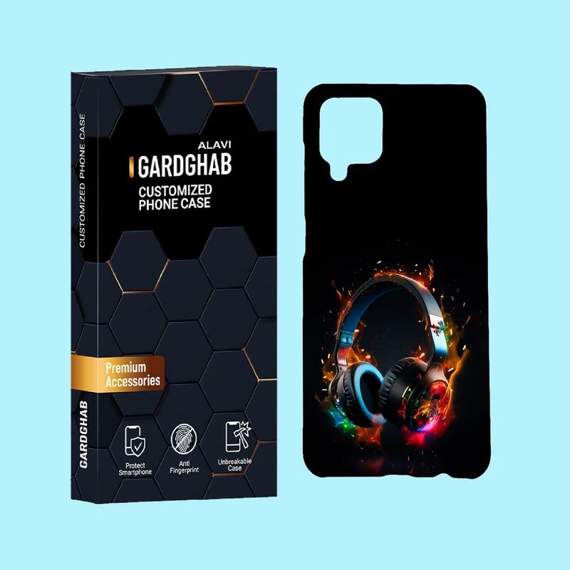 کاور گارد قاب علوی مدل ساز و موزیک مناسب برای گوشی موبایل سامسونگ Galaxy A12