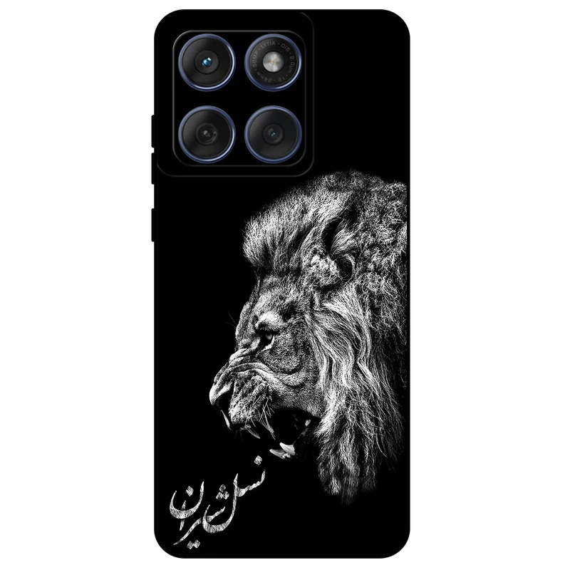 کاور مگافون طرح شیر مدل 1866 مناسب برای گوشی موبایل موتورولا Moto Edge 60 Fusion
