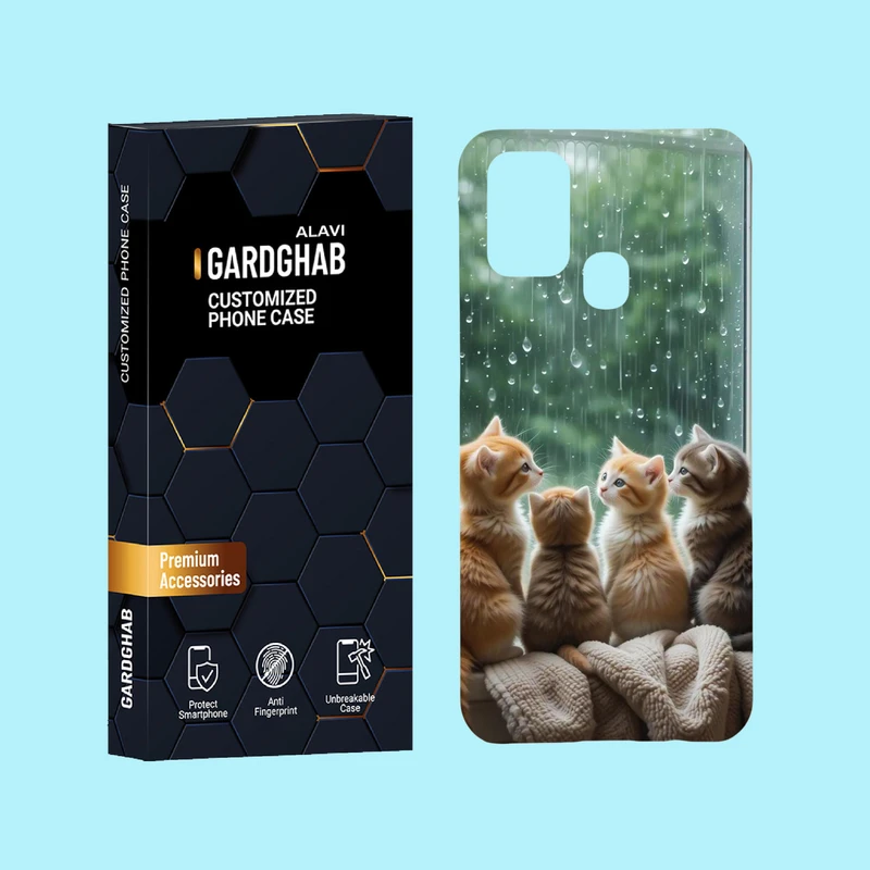 کاور گارد قاب علوی مدل حیوانات مناسب برای گوشی موبایل سامسونگ Galaxy M31