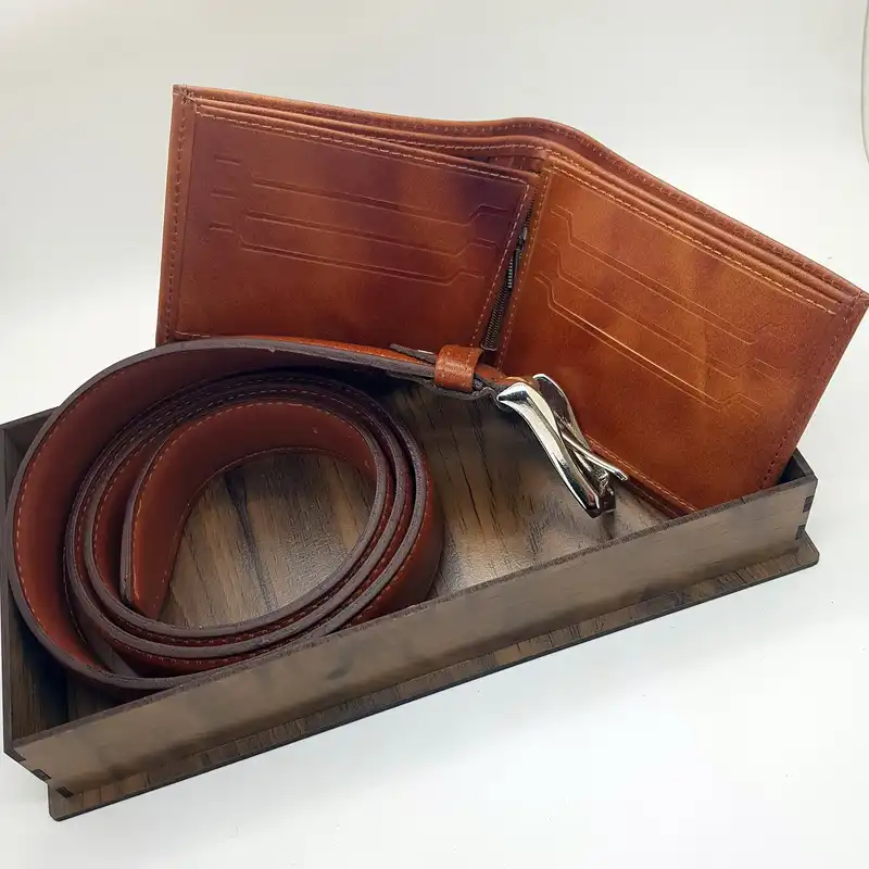 ست هدیه مردانه چرم دیاکو مدل 702