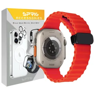 Sprig Magnetic Ocean model strap suitable for Apple Watch Series SE 2022 44mm / SE 2021 44mm / Series 5 44mm / Series 6 44mm / SE 44mm