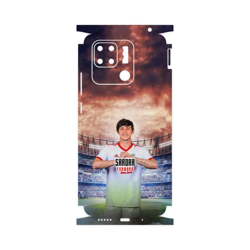 برچسب پوششی ماهوت مدل Sardar Azmoun-FullSkin مناسب برای گوشی موبایل شیائومی Redmi 10C