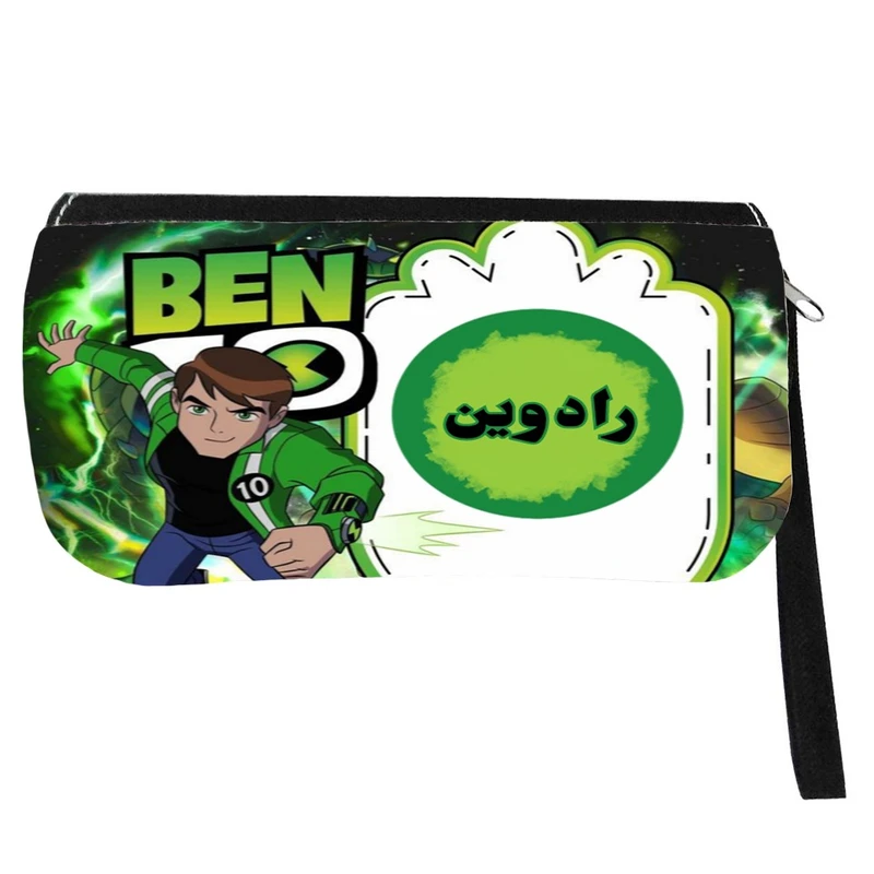 جامدادی پاد آفرین مدل اسم شخصی طرح بن تن Ben 10 اسم رادوین کد p1029