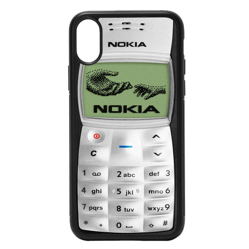 کاور طرح نوکیا قدیمی کد 7416 مناسب برای گوشی موبایل اپل iphone xr