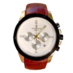 ساعت مچی عقربه‌ای مردانه رومانسون مدل سه موتور فعال کورنوگراف کد 005