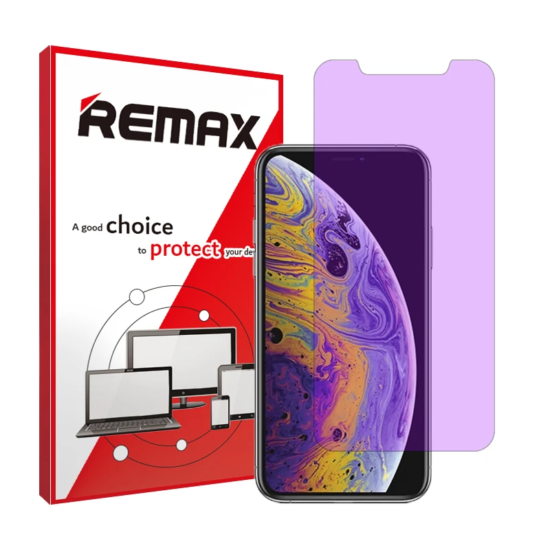 محافظ صفحه نمایش ضداشعه بنفش ریمکس مدل HyPRL مناسب برای گوشی موبایل اپل iPhone XS Max