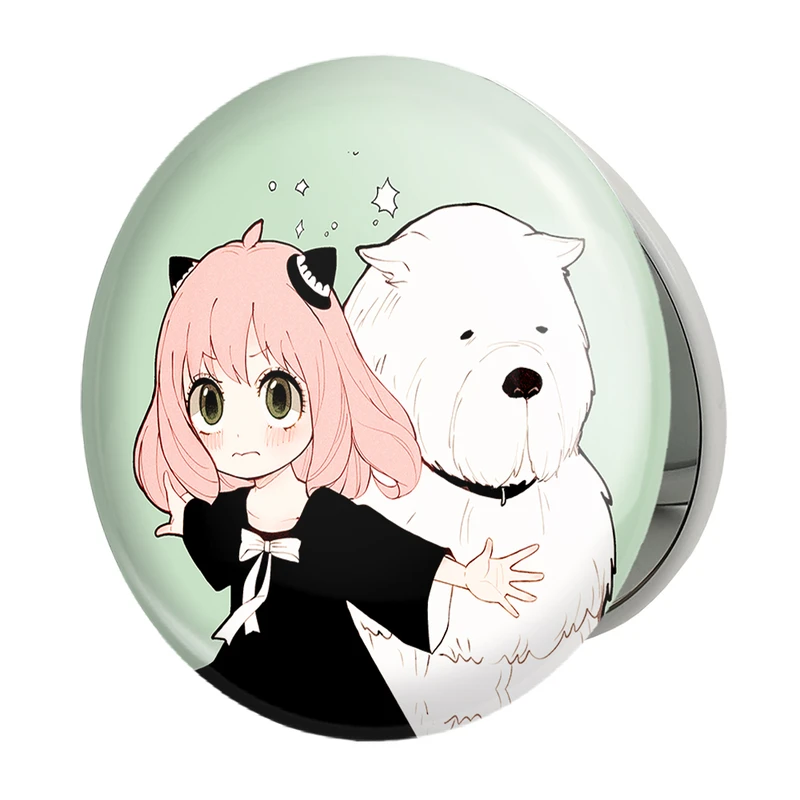 آینه جیبی خندالو طرح آنیا فورجر انیمه اسپای ایکس فمیلی مدل تاشو کد 15559