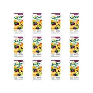 آبمیوه مخلوط هفت میوه سان استار - 0.2 لیتر بسته 12 عددی