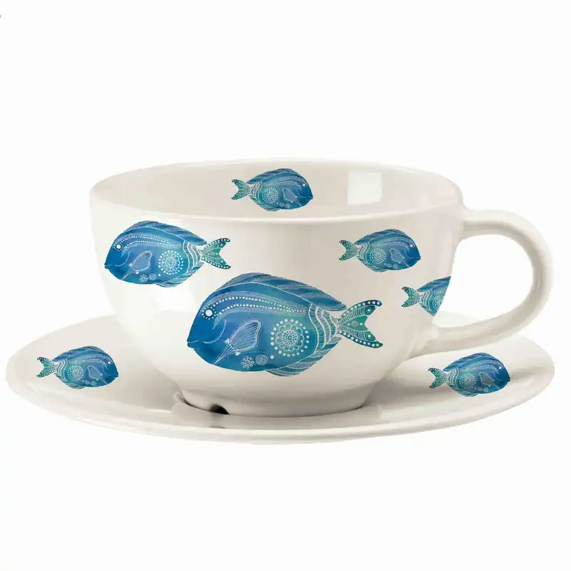 برچسب ترنسفر مدل ماهی و دریا