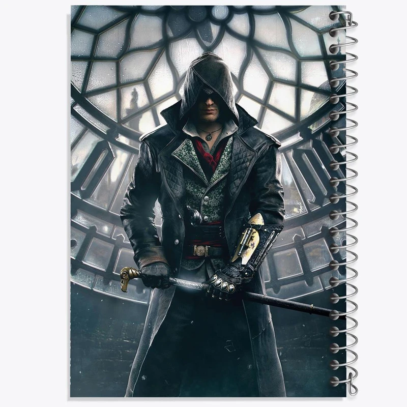 دفتر مشق 50 برگ خندالو مدل بازی اساسینز کرید Assassins Creed کد 27900
