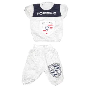 ست تی شرت و شلوارک پسرانه مدل ماشین 008