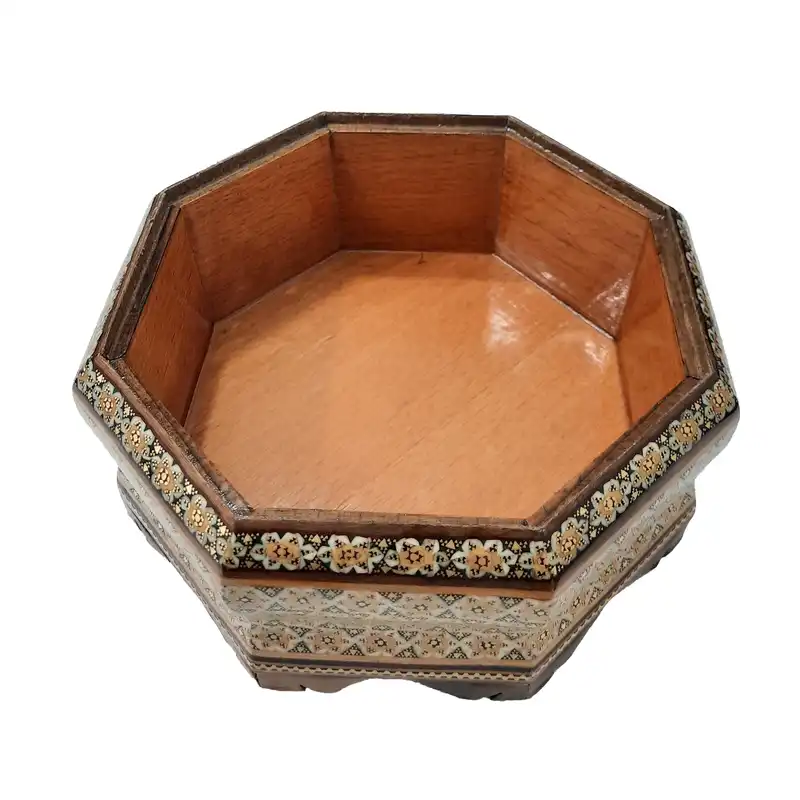 شکلات خوری خاتم کاری مدل هشت گوش کد 152