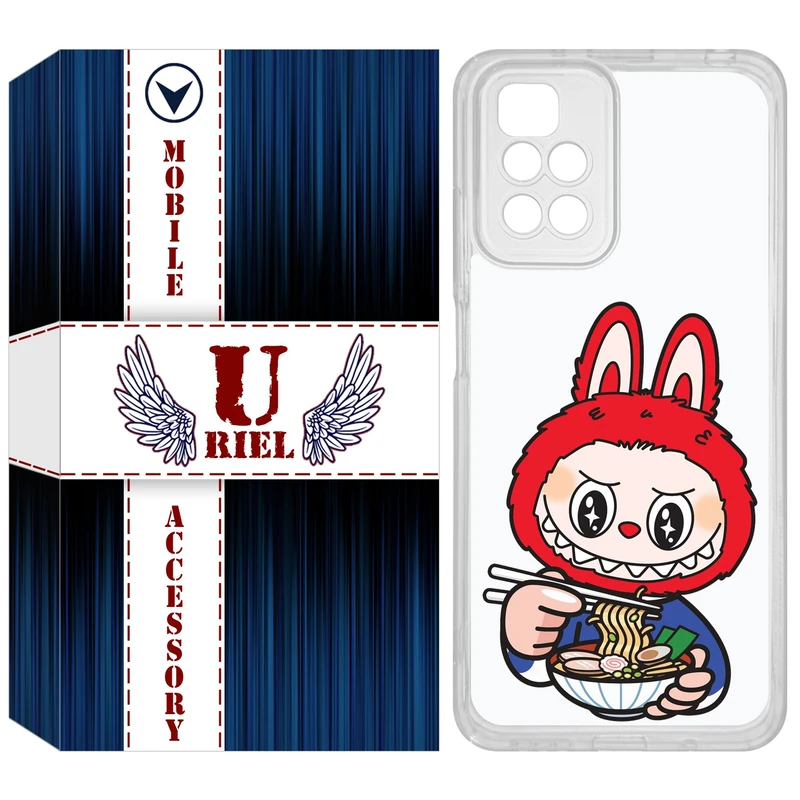 کاور یوریل مدل Clear کد 117 طرح لبوبو مناسب برای گوشی موبایل شیائومی Redmi 10 / 10 Prime