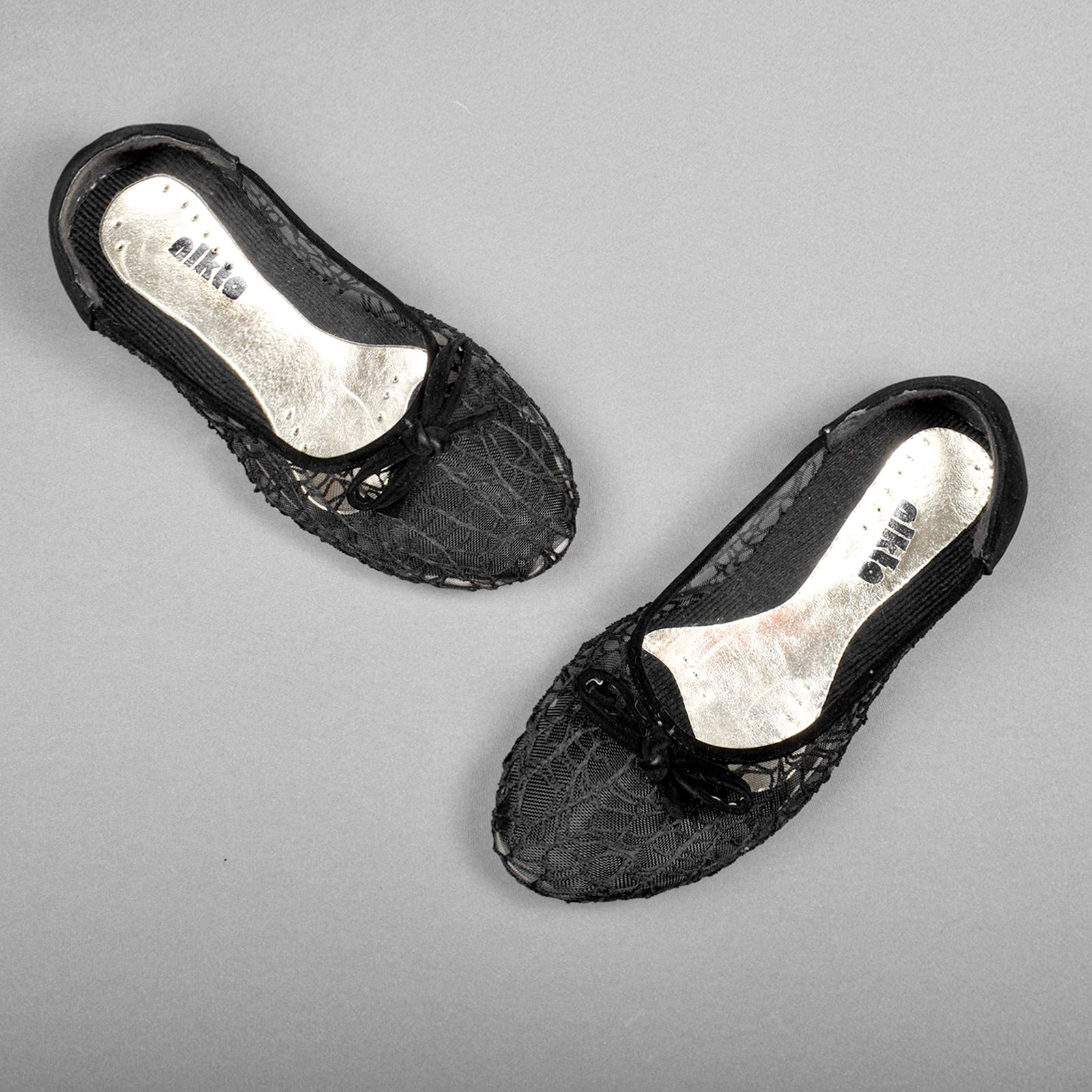 کفش زنانه نیکتا مدل پاپیون توری کد BK.2371 -  - 8